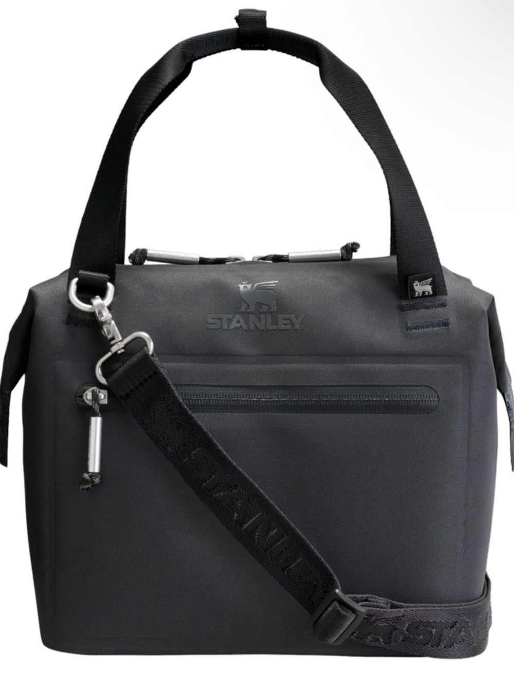 Stanley Black Lunch Bag with Adjustable Shoulder Strap